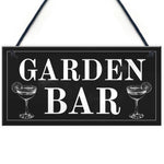 Shabby Chic Garden Bar Sign Hanging Wall Sign For Bar