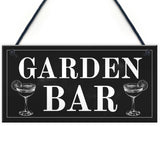 Shabby Chic Garden Bar Sign Hanging Wall Sign For Bar