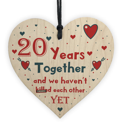 Funny Rude 20th Anniversary Gift For Husband Wife Gift For Him