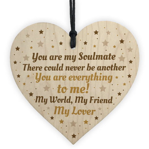 Soulmate Gift For Boyfriend Girlfriend Anniversary Gift Card