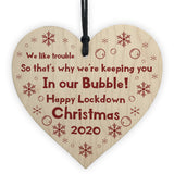In Our Bubble Funny Quarantine Lockdown Gift Christmas Bauble