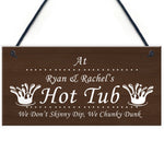 Personalised Any Name's Hot Tub Sign Novelty Hot Tub Accessories