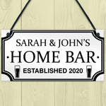 Personalised Bar Signs And Plaques Home Bar Sign Novelty Gifts