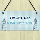 Nautical Theme Hot Tub Sign For Garden Summerhouse Shed