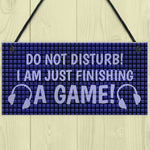 FUNNY Do Not Disturb Gaming Sign For Boys Bedroom Man Cave