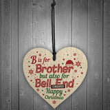 Christmas Funny Gifts For Brother Wooden Heart Gift From Sister