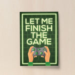 Funny Gaming Print Boys Bedroom Posters A4 Wall Art Man Cave