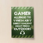 Funny Gamer Gift For Gaming Lover Boys Bedroom Wall Art Man Cave