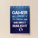 Funny Gamer Gift For Boys Bedroom Gaming Print Wall Sign Gift