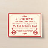 Valentines Gift For Girlfriend Print Valentines Anniversary Card