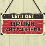 Rude Bar Sign For Home Bar Man Cave Pub Funny Alcohol Gift