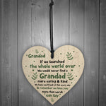Grandad Gifts For Birthday Christmas Wood Heart Grandad Novelty