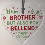 Funny Gift For Brother For Christmas Heart Xmas Gift Novelty