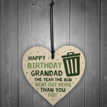 Funny Lockdown Birthday Gift For Grandad Heart From Grandchild