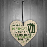 Funny Lockdown Birthday Gift For Grandad Heart From Grandchild