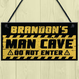 Funny Man Cave Sign Garage Sign PERSONALISED Bar Shed Gift