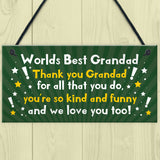 Best Grandad Gift Plaque Grandad Birthday Xmas Gift For Him