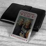 PERSONALISED Funny Gift For Brother Xmas Photo Wallet Card