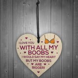 Love You Plaque Funny Anniversary Christmas Gift Husband