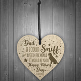Funny Fathers Day Gift From The Dog Funny Fathers Day Card