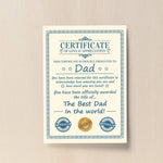Personalised Gift For Dad Card Fathers Day Gift For Him