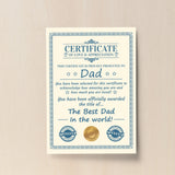 Personalised Gift For Dad Card Fathers Day Gift For Him