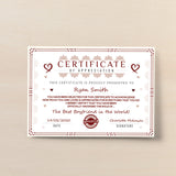 Funny Valentines Gift For Boyfriend Personalised Print
