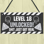18th Birthday Gift Gamer Level Unlocked Gift For Him Her Men