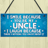 Funny Uncle Gift Plaque Novelty Uncle Birthday Christmas Gift