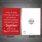 Funny 4th Anniversary Card Husband Wife Boyfriend Girlfriend