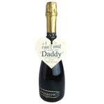 Daddy To Be Can't Wait Wooden Heart Dad Father Funny Card Love