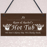 Personalised Any Name's Hot Tub Sign Novelty Hot Tub Accessories