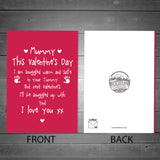 Cute Mummy to Be Valentines Card Love Baby Bump Poem