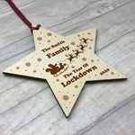 Personalised Family Christmas Bauble Lockdown Memory Tree Decor