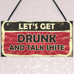 Rude Bar Sign For Home Bar Man Cave Pub Funny Alcohol Gift