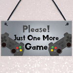 Novelty Gaming Sign Bedroom Sign Gamer Gift For Dad Son