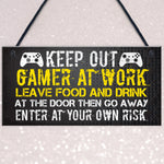Novelty Gaming Sign Xbox Inspired Funny Christmas Gift For Son