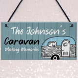 Shabby Chic CARAVAN SIGN Personalised Door Sign Accessories