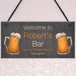 Beer Gift Hanging Home Bar Man Cave Shed Summerhouse Sign