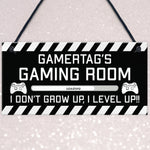 Novelty Gaming Room Sign PERSONALISED Gamer Gift
