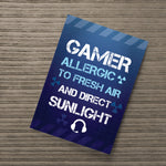 Funny Gamer Gift For Boys Bedroom Gaming Print Wall Sign Gift