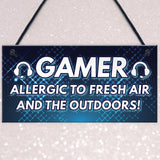 Gamer Gaming Room Sign Funny Novelty Gaming Christmas Gifts