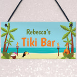 PERSONALISED Tiki Bar Sign Novelty Home Bar Summerhouse Sign