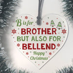 Funny Gift For Brother For Christmas Heart Xmas Gift Novelty