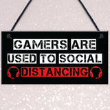Funny Gaming Sign For Boys Bedroom Man Cave Novelty Gift