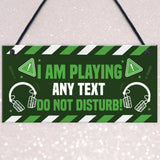 DO NOT DISTURB Gaming Sign For Boys Bedroom Gaming Wall Art