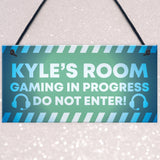 Neon Effect Gaming Sign For Man Cave Bedroom Sign Gift For Men
