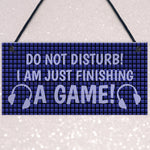 FUNNY Do Not Disturb Gaming Sign For Boys Bedroom Man Cave