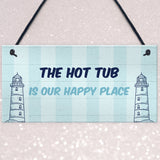 Nautical Theme Hot Tub Sign For Garden Summerhouse Shed