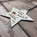 Personalised Family Christmas Bauble Lockdown Memory Tree Decor